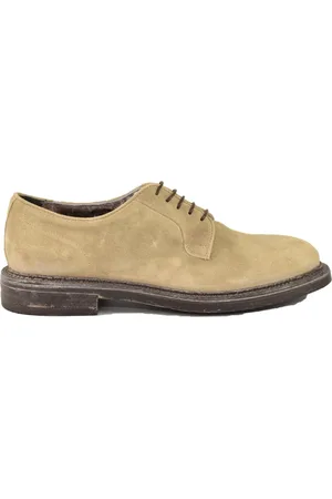 Moma Suede Lace-Up Shoes with Plush Lining