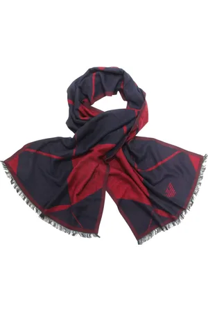 Emporio Armani Scarves, male, , ONE SIZE, Blue Scarf Model 625251 3F325