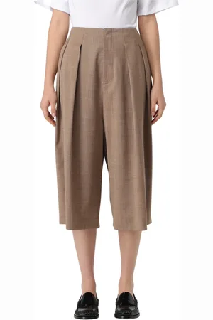 Serafini Cropped Trousers, female, , M, Wool Tailored Trousers