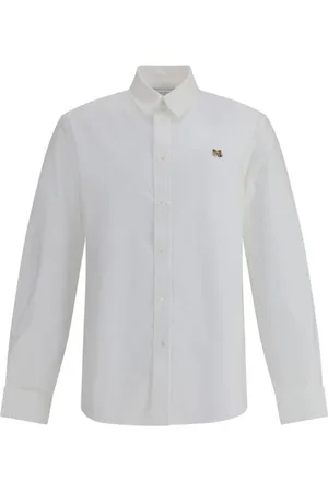 Maison Kitsuné Formal Shirts, male, , XS, Iconic Fox Cotton Shirt