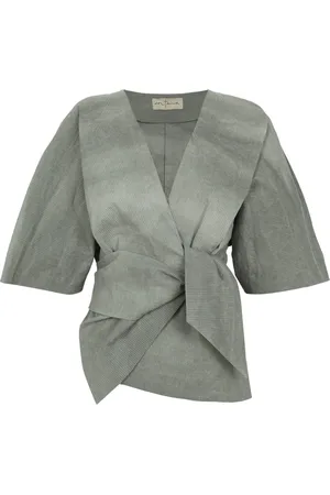Cortana Kimonos, female, , S, Ryo, aqua striped jacket