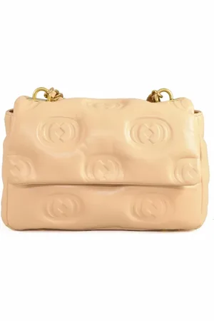 La Carrie Cross Body Bags, female, , ONE SIZE, Embossed Logo Leather Shoulder Bag