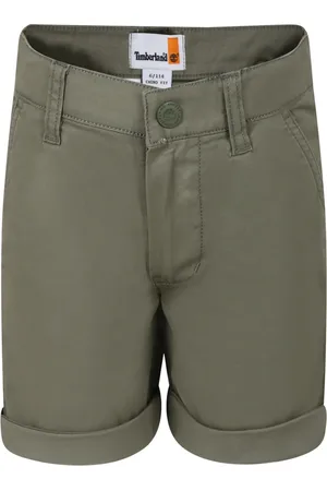 Timberland Shorts, unisex, , 8 Y, Casual Cotton Shorts with Logo Patches