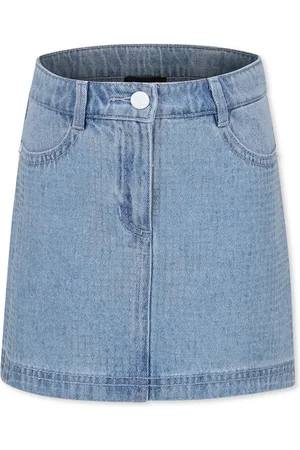 DKNY Skirts, female, , 4 Y, Denim Skirt with Sequins and Logo