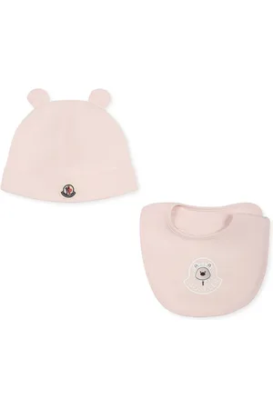 Moncler Accessories, unisex, , 2XS, Cotton Accessory Set with Hat and Bib