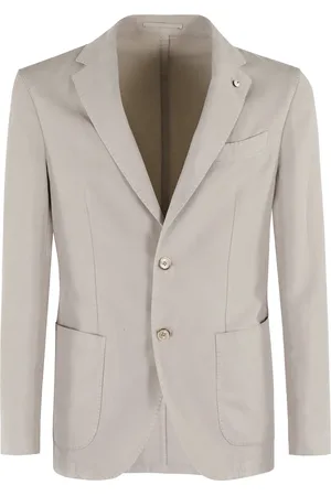 L.B.M. 1911 Blazers, male, , L, Linen Lyocell Blend Shirt