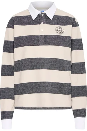 Ball Polo Shirts, female, , S, Striped Polo Top Seaborne