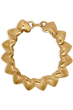 Patou Necklaces, female, , ONE SIZE, Golden Heart Motif Hook Fastening