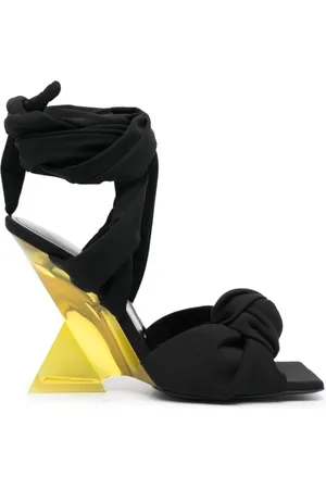 The Attico High Heel Sandals, female, , 4 UK, Mustard Sandal 105mm