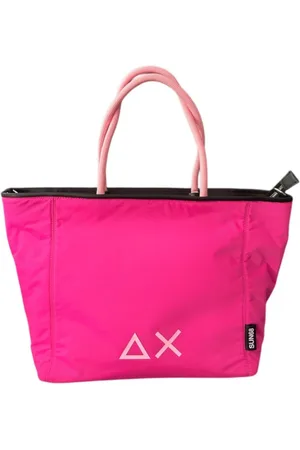 sun68 Medium Fucsia Shoulder Bag with Logo
