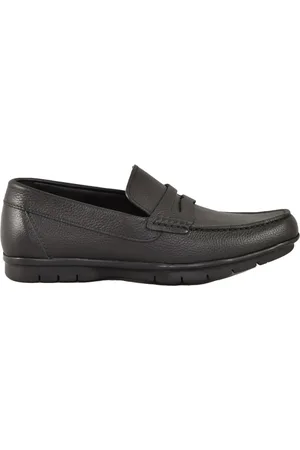 Testoni Loafers, male, , 7 UK, Hammered leather loafers with rubber sole