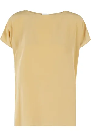 ALYSI T-Shirts, female, , M, Silk Blouse with Button Detail