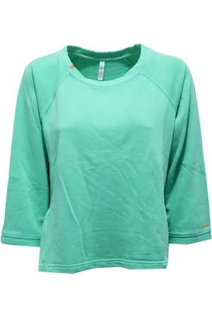sun68 Long Sleeve Tops, female, , L, Vintage Sweatshirt Gart Dyed