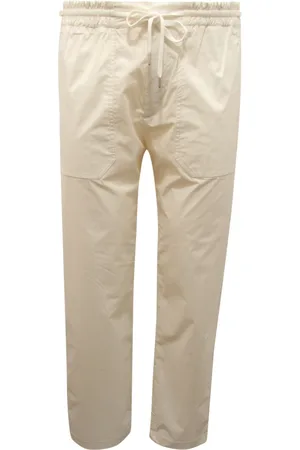 Paolo Pecora Slim-fit Trousers, male, , S, Casual Trousers in Navy Blue