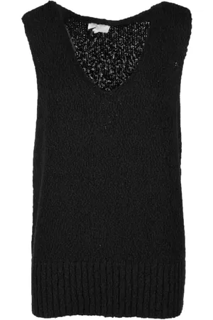 Elvine V-neck Knitwear, female, , S, Cotton Knit Vest