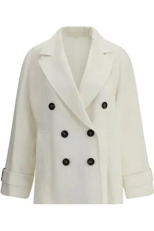 Brunello Cucinelli Sophisticated Double-Breasted Jacket with Lapels