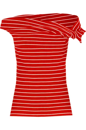 Msgm Striped Viscose Blouse for Women