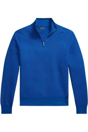 Ralph Lauren Turtlenecks, male, , XS, Honeycomb Knit Half-Zip Jumper