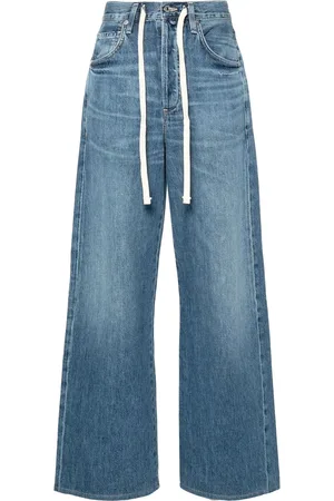 Citizens of Humanity High-Waisted Indigo Denim Jeans