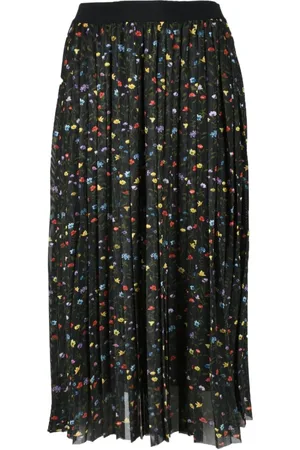 SEMICOUTURE Midi Skirts, female, , S, Soft Tulle Skirt with Elastic Waist