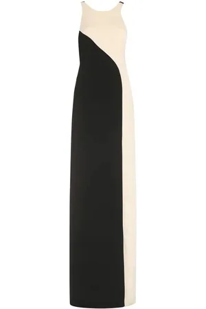 Pinko Black Viscose Dress with Bow Detail