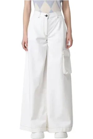 BALLANTYNE Wide Trousers, female, , W29, Stylish Trousers