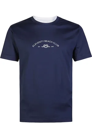 ELEVENTY T-Shirts, male, , 2XL, Athletic Cotton Crewneck T-Shirt