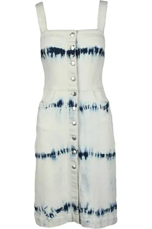 Stella McCartney Summer Dresses, female, , 2XS, Denim shirt dress with buttons pockets