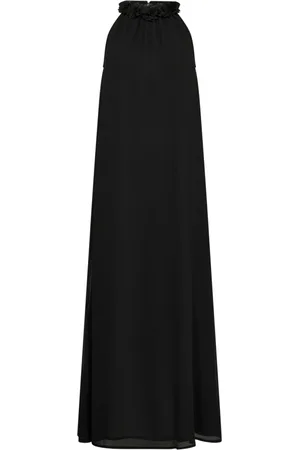 Cream Gowns, female, , S, Pitch Long Dress with Beautiful Details
