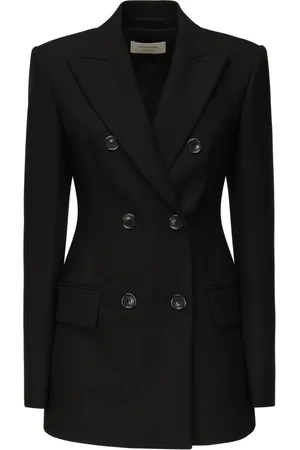 Sportmax Wool Canvas Tailored Jacket