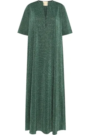 MOMONÍ Maxi Dresses, female, , 2XS, Jersey Lurex Flared Robe