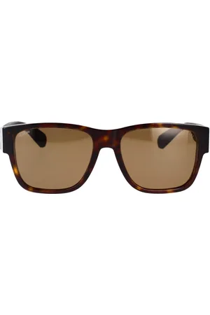 Bvlgari Geometric Shape Polarized Sunglasses