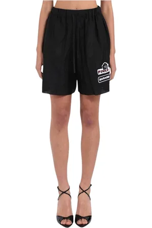 Pinko Lewis Bermuda Shorts Cotton Silk Blend
