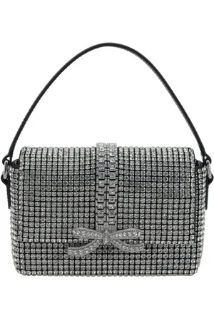 Self-Portrait Handbags, female, , ONE SIZE, Strass Baguette Handbag with Pearl Appliques