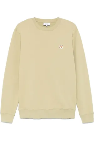 Maison Kitsuné Sweatshirts, male, , XL, Fox Head Patch Sweatshirt