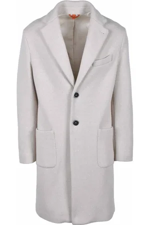 BARENA Wool Blend Coat with Button Closure