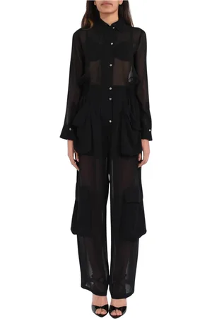 Pinko Jumpsuits, female, , XS, Cargo georgette talento model trousers