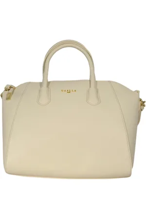 GAËLLE Handbags, female, , ONE SIZE, Metal Logo Duffle Bag with Jacquard Strap