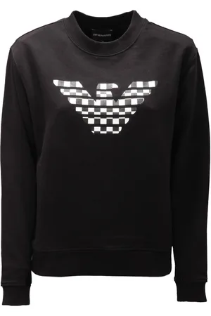 Emporio Armani Sweatshirts, female, , M, Mix Cotton Sweatshirt with Fleece Lining