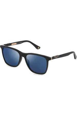 Police Origins Sunglasses with Blue Mirrored Lenses
