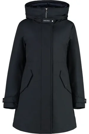 Woolrich Parkas, female, , M, Windproof Hooded Parka with Down Padding