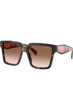Prada Sunglasses, unisex, , 56 MM, Stylish Sunglasses in Mauve Tortoiseshell