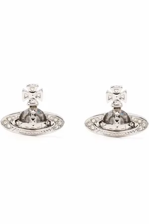 Vivienne Westwood Crystal Bas Relief Earrings