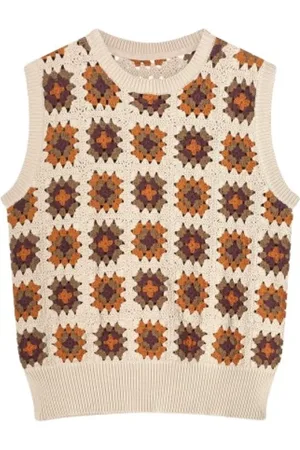 Summum Woman Retro Crochet Sleeveless Top