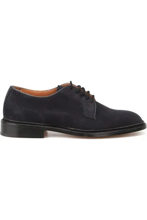 TRICKERS Laced Shoes, male, , 7 1/2 UK, Suede Derby Shoes