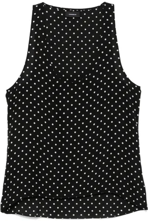 WARDROBE.NYC Sleeveless Tops, female, , 2XS, Silk Tank Top