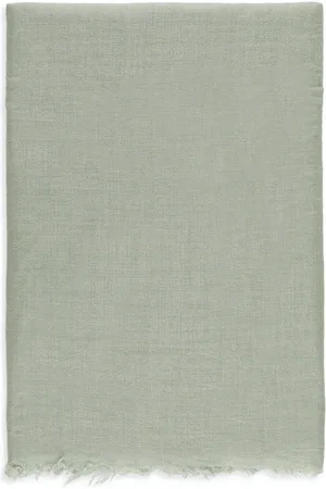Rick Owens Winter Scarves, female, , ONE SIZE, Cashmere Silk Foulard with Fringes