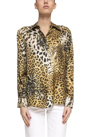 Roberto Cavalli Shirts, female, , S, Natural Donna Shirt 504 Stylish