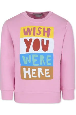 Stella McCartney Sweatshirts, unisex, , 4 Y, Cotton Sweatshirt with Multicolored Print