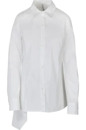 LIVIANA CONTI Shirts, female, , M, Asymmetric Poplin Shirt